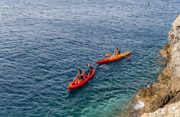 escursione in kayak da camogli outdoor portofino